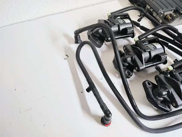 Evinrude 225 HP EMM/ ECU Module Unit with Matched Injectors and Lines