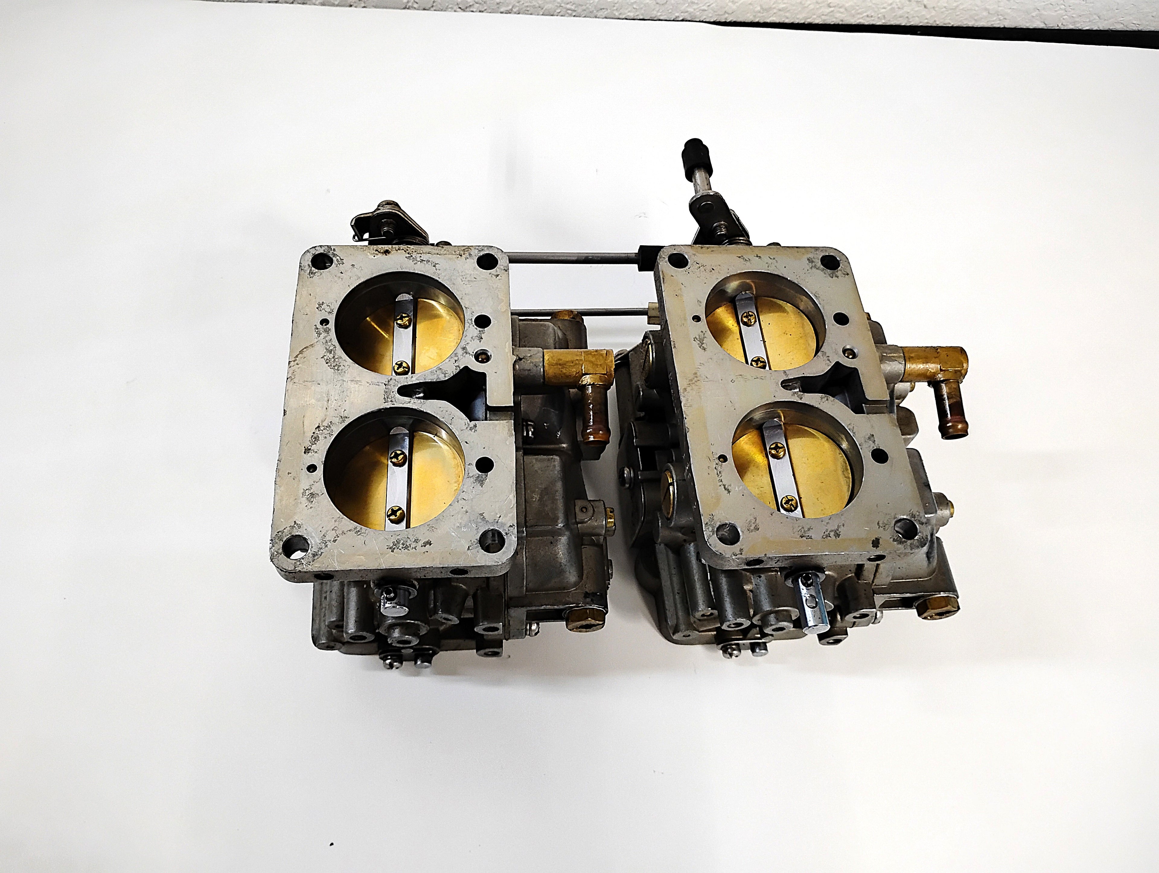 Yamaha 115 HP 2 Stroke Carburetor Set Upper and Lower