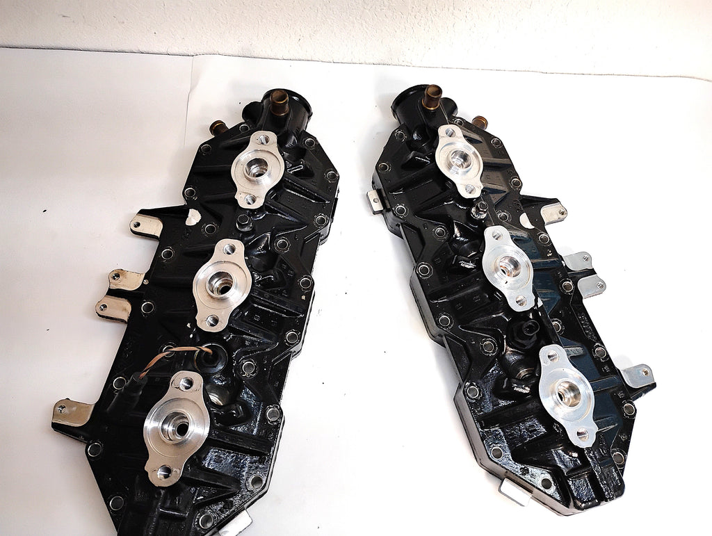2005 Evinrude 225 HP HO Cylinder Heads Port and Starboard Pair