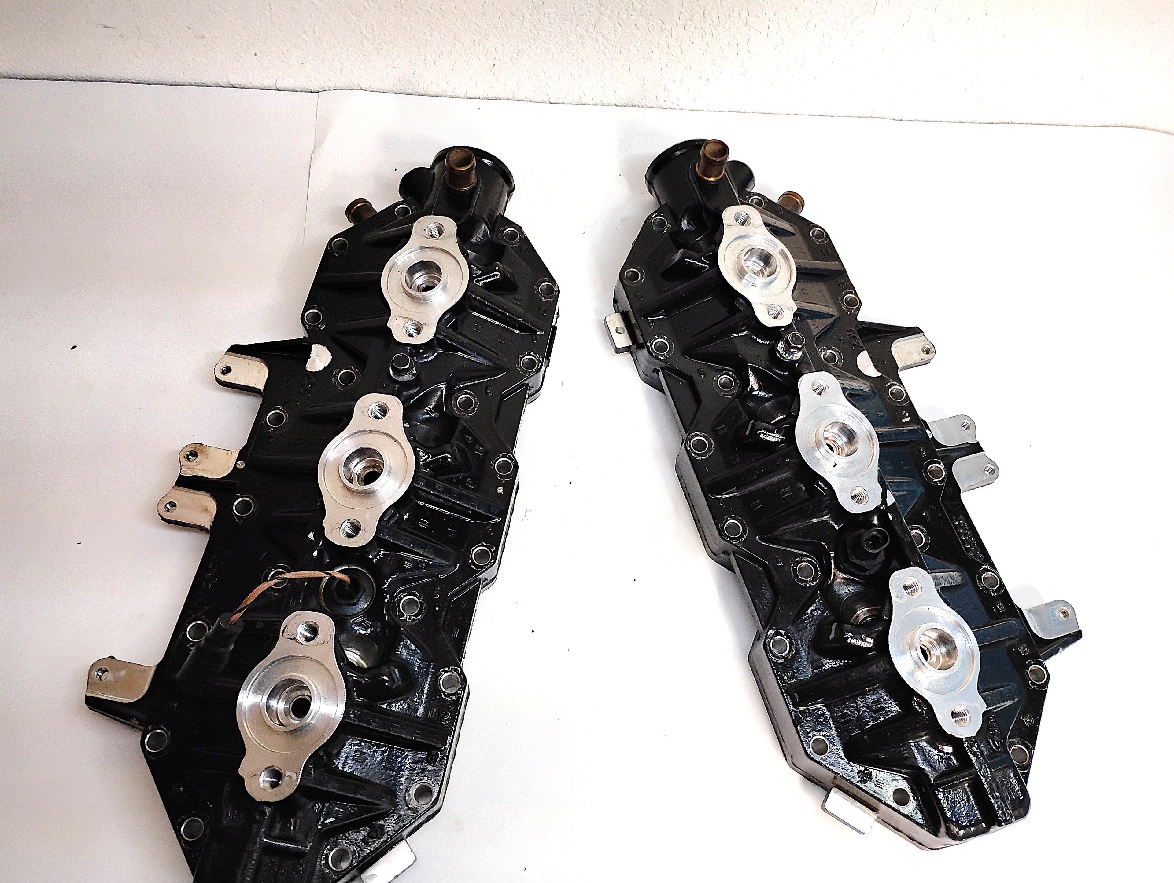 2005 Evinrude 225 HP HO Cylinder Heads Port and Starboard Pair